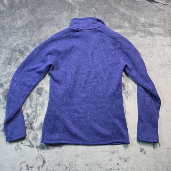Patagonia Sweater Womens XS Purple Better Sweater 1/4 Zip Fleece Pullover Layer - Picture 2 of 11